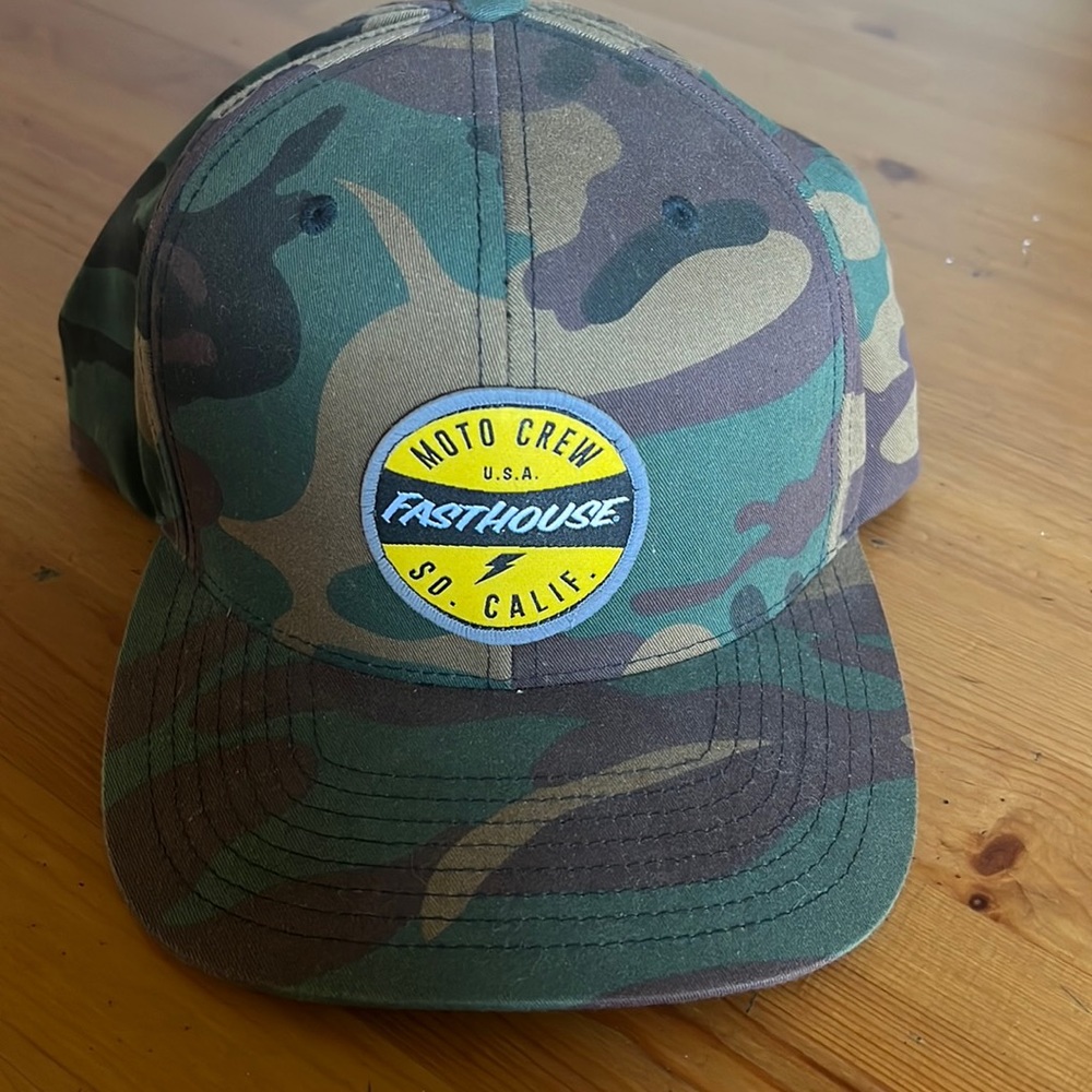 Fasthouse Moto Crew Camo Hat